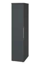 SIST 5 - 42 šatní skříň, 1-dveřová, tyč, levá, 1820x400x600, antracit